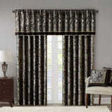 Jacquard Curtain Panel Pair B03598084