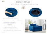 Convertible Sofa Bed, 3-in-1 Multi-Functional Velvet Sleeper Couch Pull-Out Bed, 47'' Loveseat W1117P265778