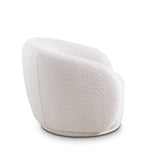 Swivel Accent Chair, Boucle Fabric Upholstered Barrel Chair, Single Sofa Single Armchair for Living W2664P263294