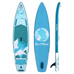 ZUN Inflatable Stand Up Paddle Board 11'x34"x6" With Accessories W1440P192396