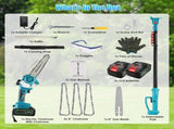 2-in-1 Cordless Pole Saw & Handheld Chainsaw, 1200W Brushless Motor with 23000mAh Batteries, 13FT 06131528