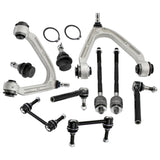 10x Front Control Arm Ball Joint Tie Rods Sway Bar Links Fit For Hummer H3 Front Steering & 74808907