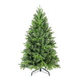 Artificial 7ft Green Christmas Tree with 1375 PE/PVC Mixed Branch Tips, memory wireiron wire, 53602268