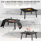 ZUN Outdoor Fire Pit 72623261