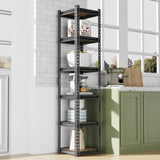 6-layer adjustable shelf spacing, gourd-shaped perforation, rubber mallet with gloves, display rack, 36931994