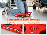 Red Rolling Knee Creeper with EVA Foam Cushioned Pads, 300 LBS Capacity Garage Knee Dolly with 39008708