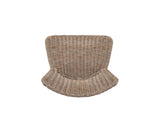 Lymington Outdoor Bar Stool, Teak Finished Wood with Light Brown Wicker, Set of 2 N775P278094B