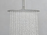 12" Brushed Nickel Bathroom Luxury shower head,High Pressure Rain Shower Head, Ultra-Thin Showerhead 78336567
