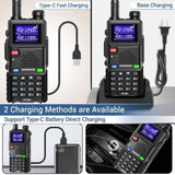BAOFENG UV-5RH 10w GMRS Ham Radio with Long Range Walkie Talkies, Multifunctional Use, USB-C 60745129