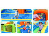 SunSports Inflatable Water Slide with 450W Blower, Kids Backyard Water Park with Climbing Wall, 80940679