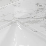 ZUN Montary 31inch bathroom vanity top stone carrara white new style tops with rectangle undermount W50921980