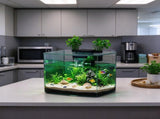 Self-Cleaning Fish Tank Aquarium, Fishbowl for Freshwater & Saltwater Fish, Home, Office & Pet 55042065
