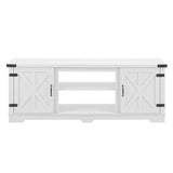 ZUN Modern Farmhouse TV Media Stand, Large Barn Inspired Home Entertainment Console, for TV Up to 70'', W1758P147681