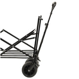 480Lbs Collapsible Wagon with Canopy,Wagon Stroller with 7" All-Terrain Wheels, Lightweight Foldable W2932P253227
