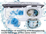 Compact Twin Tub with Built-in Drain Pump XPB35-188S 14.3lbs 87465586