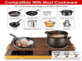 7000W Double Burner Electric Cooktop 110V, 2x3500W Rapid Heating Hot Plate with 4 Preset Modes 00759655