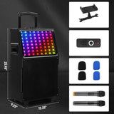 12in 60W with LED spectrum light, Bluetooth remote control, pull rod speaker 66310673