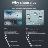 Glass shower door, sliding door, soft close system, with 5/16" tempered glass and Matted black W2122P225222