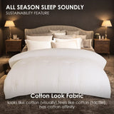 Three-pack of 100% polyester brushed single comforter cores with microfiber filling, 38217748