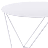 Epidia White color Display & Utility Accent Table B2726P243242