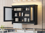 3-in-1 Bathroom Mirror Cabinet, 30 inch Wall Mounted Medicine Cabinet with Adjustable Shelves & Soft N710P405415B