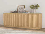 Buffet Cabinet with Storage, 62.60" Sideboard Cabinet with 4 Doors & Shelves, Wooden Kitchen Coffee W409P327404