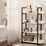 Multifuction Bookcase with Solid Wood Frame,Mix Color Plant Standing for Home Decro W3128P281333