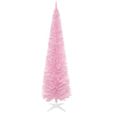 7 foot pink Christmas tree with bracket 01460573