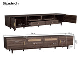 76" TV Stand with Drawers for Living Room/Bedroom, Modern Chic Entertainment Center for TVs Up to 85 N710P339467P