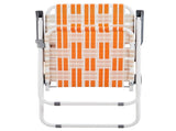 Set of 2 Webbed Folding Beach Chairs, Outdoor Patio Lawn Foldable Chairs for Camping Fishing Yard 67485456
