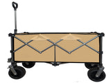 Collapsible Folding Wagon, Push Pull Foldable Beach Wagon Cart W321P189915