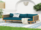CLAREMONT 3 SEATER DAYBED WITH RATTAN ARMS N770P205570T