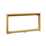 70.1"corrugated texture storage table for entranceways, narrow wooden console sofa table, can be W1162P339115