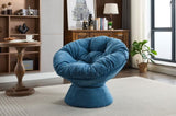 Oversized Swivel Accent Chair, 360 Swivel Barrel Chair, Papasan Chair for Living Room Bedroom W1752P172298