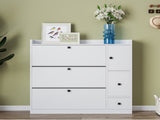 Versatile Shoe Cabinet with 3 Flip Drawers, Maximum Storage Entryway Organizer with Drawer, Free 27218764