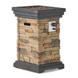 19.50'' STONE MGO FIRE COLUMN - 40 000 BTU 57561.00-40K
