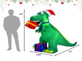 6 Feet Christmas Inflatable Dinosaur Christmas Decoration 41119757
