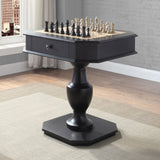 Black 2-Drawer Game Table B062P209328