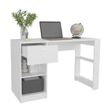 120-Home 47" Wide One Drawer Desk , Four Shelves, Writting Desk, Gamer Desk, Home Office, Living B070P254776
