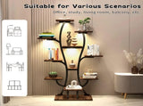 (Vase Shape) Plant Stand Indoor with Grow Lights, Indoor Plant Shelf, Metal Plant Flower Holder W2641P323267