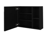 Lincoln Mirrored Medicine Cabinet, Five Interior Shelves B128P322311