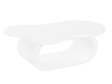 ON-TREND 39.3"*23.6" Modern Cloud Coffee with 1.5" Thicktop, Cream Style Irregular End N721P262567K
