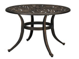 23.6inch Phoenix Table Round Garden Cast Aluminum Table Bronze 25551871