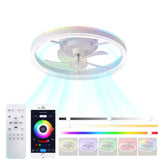 19.7 inches fan light RGB color lights three color temperature 6-speed adjustable wind power 58970078