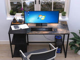 Computer Desk with 3 Tier Storage Shelves,40 Inch Office Desk for Home Office Bedroom,Brown 84706439