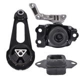 ZUN 3Pcs Engine & Trans Mount w/ Bracket for Nissan Versa/Versa Note 1.6L 2012-2019 112101HS0A 70037144