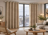 2pcs yellow 100% blackout curtains with snap-on top, suitable for hanging use. They have functions 79213622