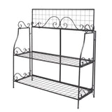 Paint With Lace Three-Tier Plant Stand Black 26856856