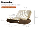 Comfortable Glider Rocking Chair, High-Quality Upholstery Glider Chair, Solid Wood Frame, Perfect W2105P145995