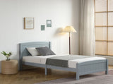 Twin Pine Single-Layer Core Vertical Stripe Full-Board Curved Head With The Same Foot Wooden 81968394